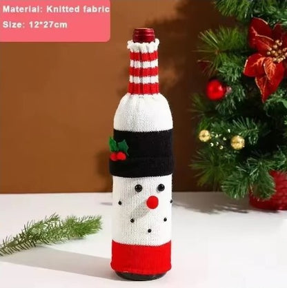 Christmas Wine Bottle Covers