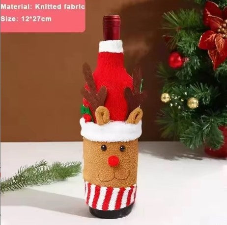 Christmas Wine Bottle Covers