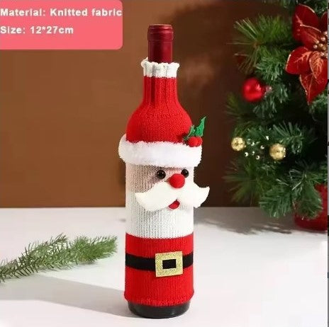 Christmas Wine Bottle Covers