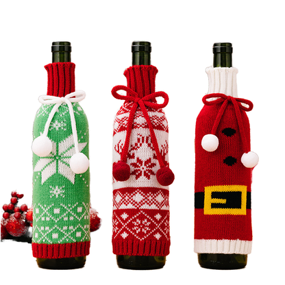 Christmas Wine Bottle Covers
